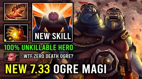 NEW 7.33 Dumb Luck Skill Ogre Magi Hyper Mid Carry 100.
